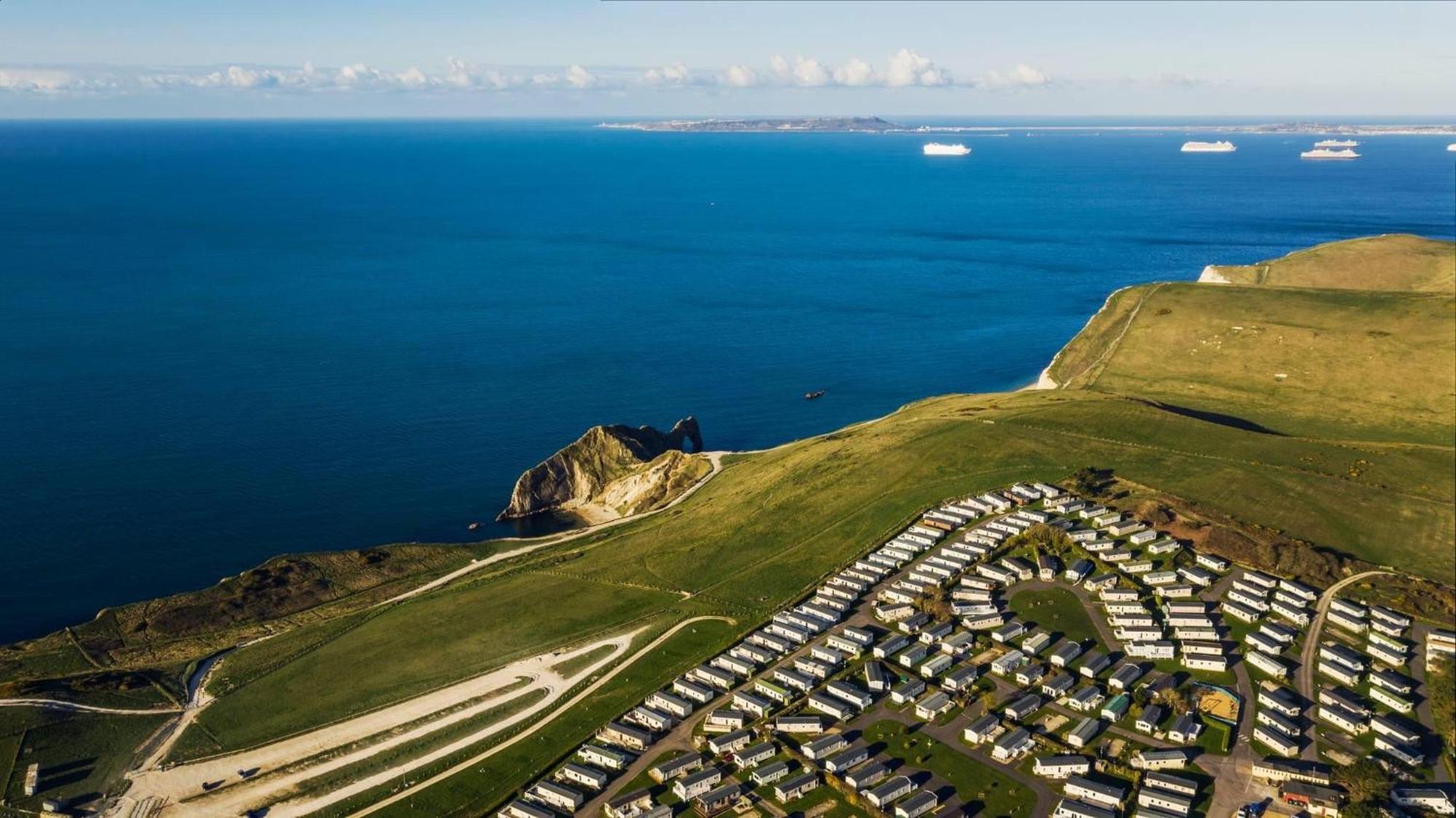 Emma'S Sea View 2-Bedroom Caravan At Durdle Door Near Wareham Dorset West Lulworth Zewnętrze zdjęcie